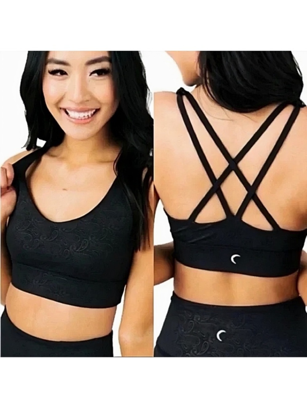 ZYIA Active Light N Tight Strappy Bra Black